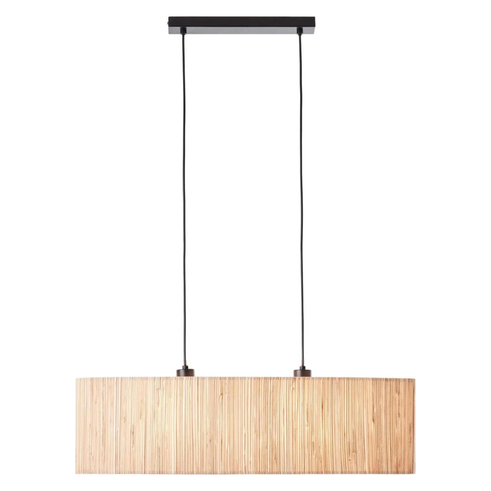 Brilliant, Hanglamp, Wimea E27 / PE2 / Zonder Gloeilampen Hanglamp, 2 Kaarslampen (E27)