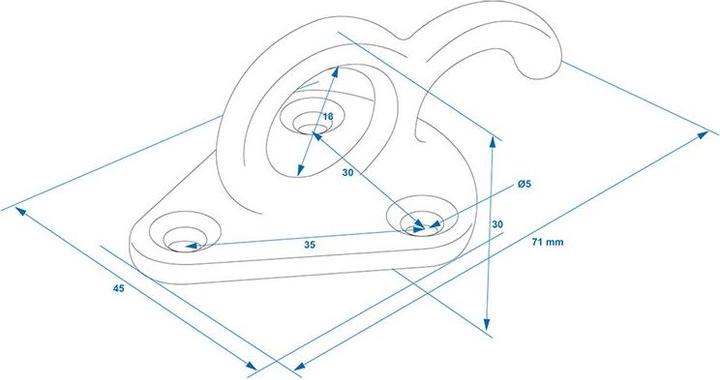 Immagine prodotto ProPlus Ganci per teloni in metallo con occhiello 5 pezzi in blister