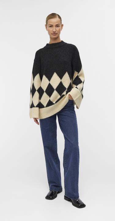 Image du produit Object Pull en maille à motifs (S)