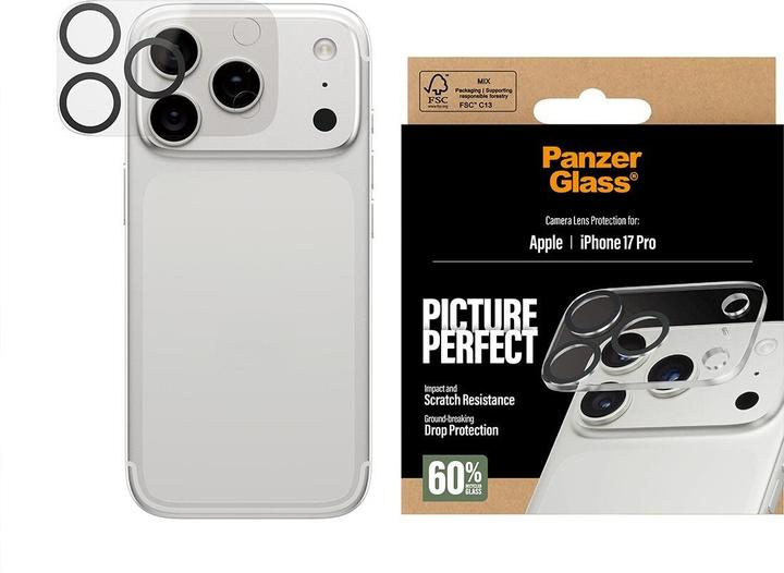 Produktbild PanzerGlass Picture Perfect (1 Stück, Apple iPhone 17 Pro)