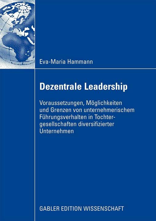 Produktbild Dezentrales Leadership (Deutsch, Eva-Maria Hammann, 2008)
