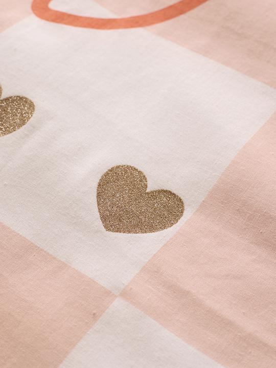 Image du produit Vertbaudet Kinder Bettwäsche-Set GOOD VIBES mit Recycling-Baumwolle