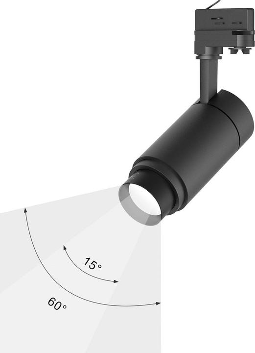 Produktbild Arcchio Nanna LED-Schienenspot schwarz 4000K 12W (1000 lm)
