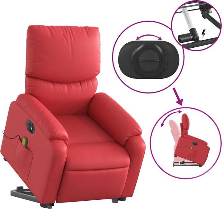 Produktbild vidaXL Massagesessel mit Aufstehhilfe