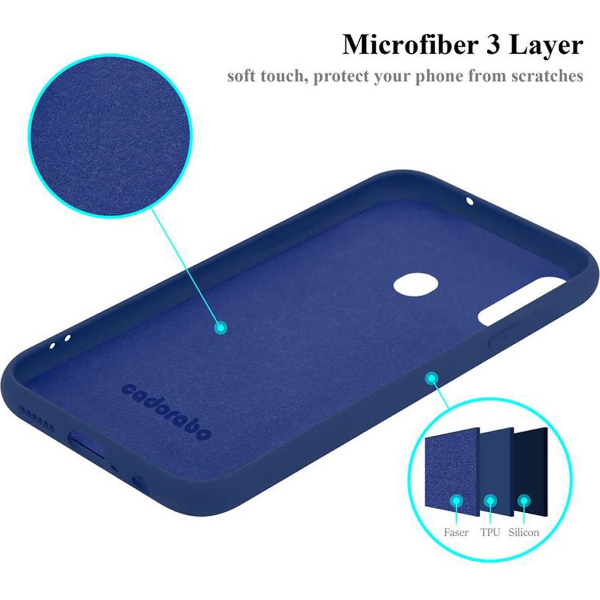 Thumbnail - Cadorabo TPU Liquid Silicone Case Cover (Samsung Galaxy A20s), Smartphone Hülle, Blau