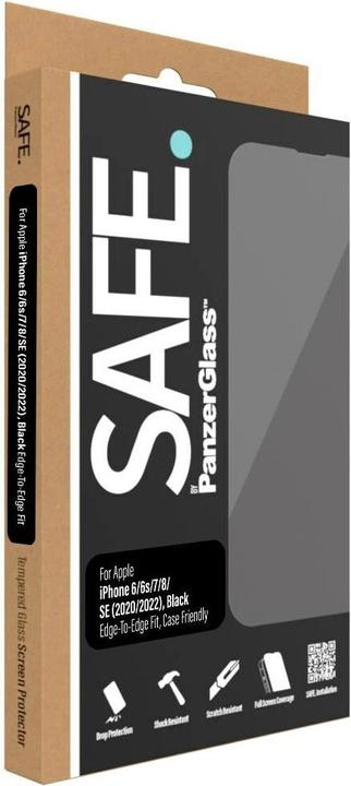 Actual product image Safe. Screen protector Case Friendly iPhone 6/6s/7/8/SE (2020/2022) (1 Piece, Apple iPhone 6s, Apple iPhone SE (3rd Gen), Apple iPhone SE (2nd Gen), Apple iPhone 6, Apple iPhone 8, Apple iPhone 7)