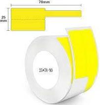 Produktbild Niimbot Etykiety termiczne R25*78-90Yellow (2.50 cm)