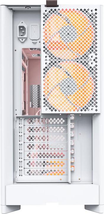 Actual product image Montech HS01 PRO (weiss, Tempered Glass) (ATX, Mini-ITX, mATX)