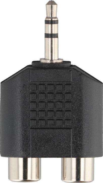 Actual product image Goobay 3.5mm Klinke – 2x Cinch (Jack adapter)