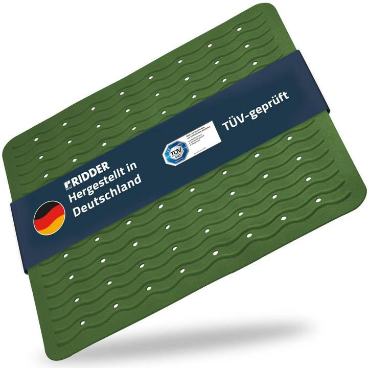 Ridder Tapis de baignoire Playa 54 x 54 cm, vert foncé