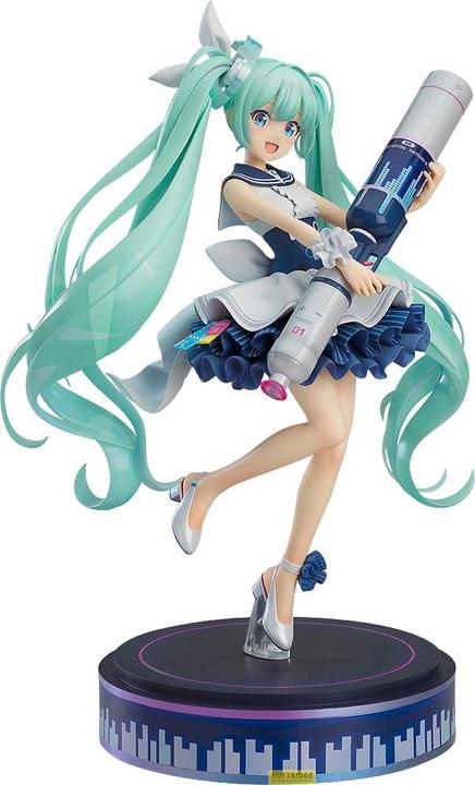 Actual product image Max Factory Hatsune Miku PVC Statue 1/7 Blue Archive Ver. 26 cm