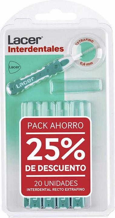 Lacer Interdentales Recto Extradünn Sortiment (20 x)