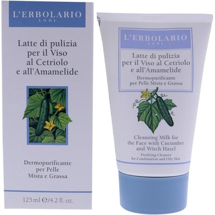 Image du produit L'erbolario Cucumber and Witch Hazel Cleansing Milk (Lait nettoyant)