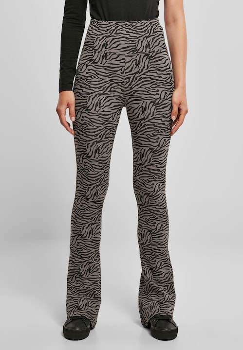 Produktbild Urban Classics Ladies High Waist Zebra Boot Cut Leggings - 14105 (4XL)
