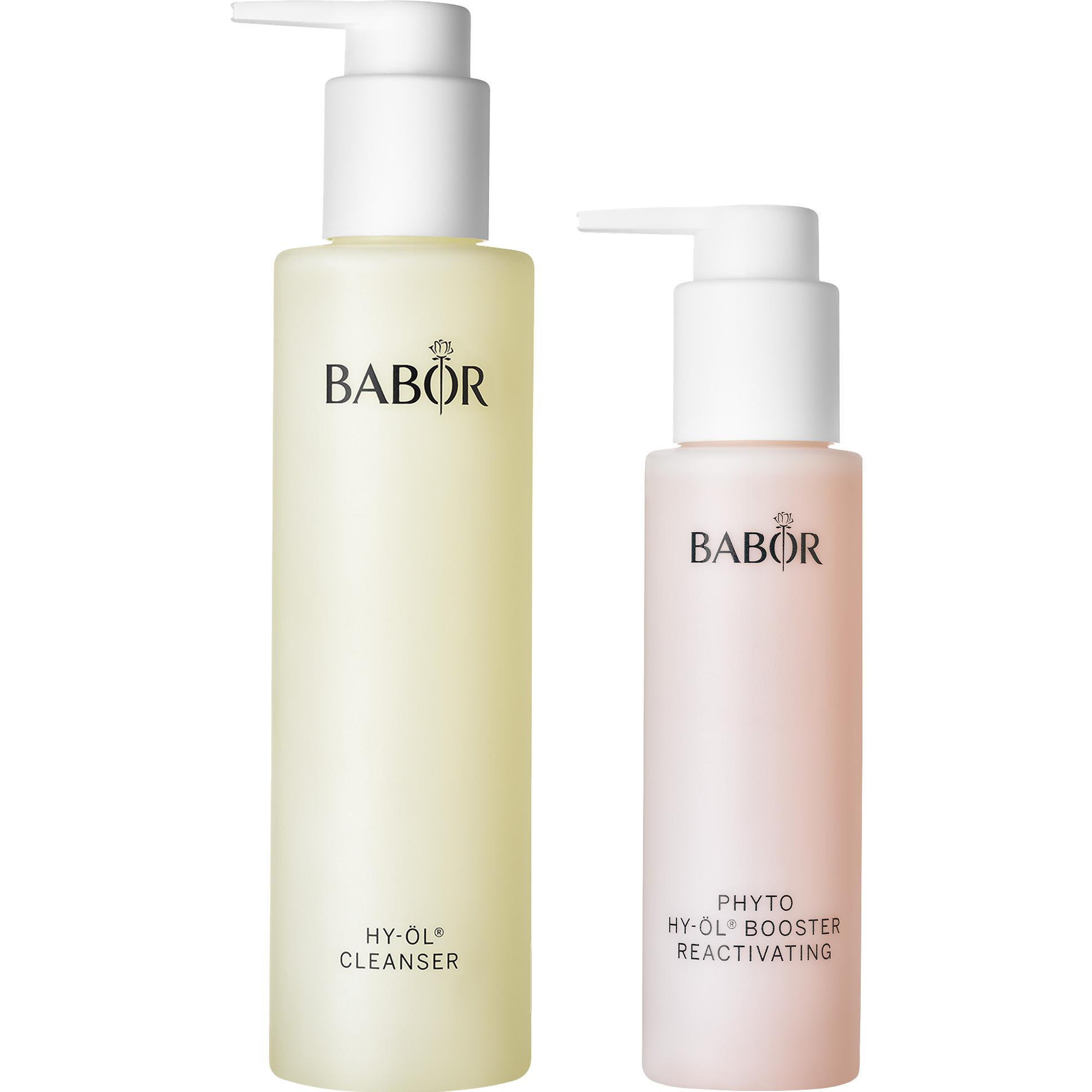 Babor, Pulizia viso, Set riattivante HY-OIL PULIZIA e Phyto HY-OIL Booster (Olio detergente, 300 ml)