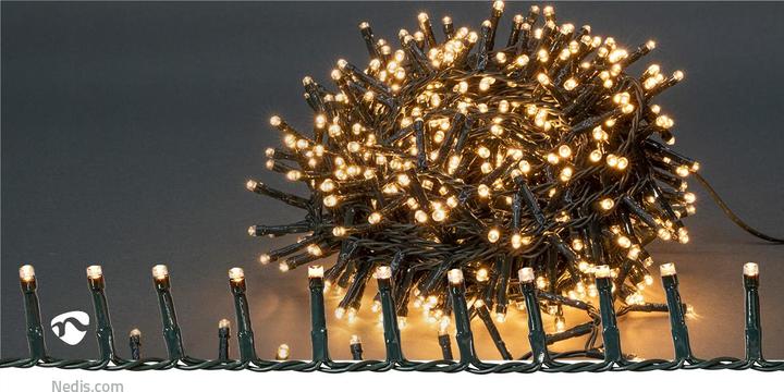 Produktbild Nedis Dekorative Lichter | Kompakter cluster | 560 LED's Warmweiss | 11.2 m | Lichteffekte: 7 | Inne (11.20 m)
