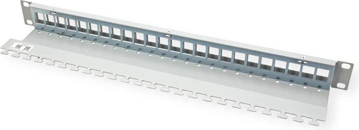 Produktbild Easylan fixLink Panel 19" 24 Port leer Tief 155mm RAL 7035 Keystone