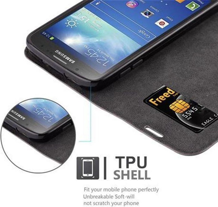 Actual product image Cadorabo Book Invisible Magnet Cover (Samsung Galaxy S4 Active)