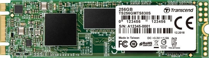 Actual product image Transcend 830S (256 GB, M.2 2280)