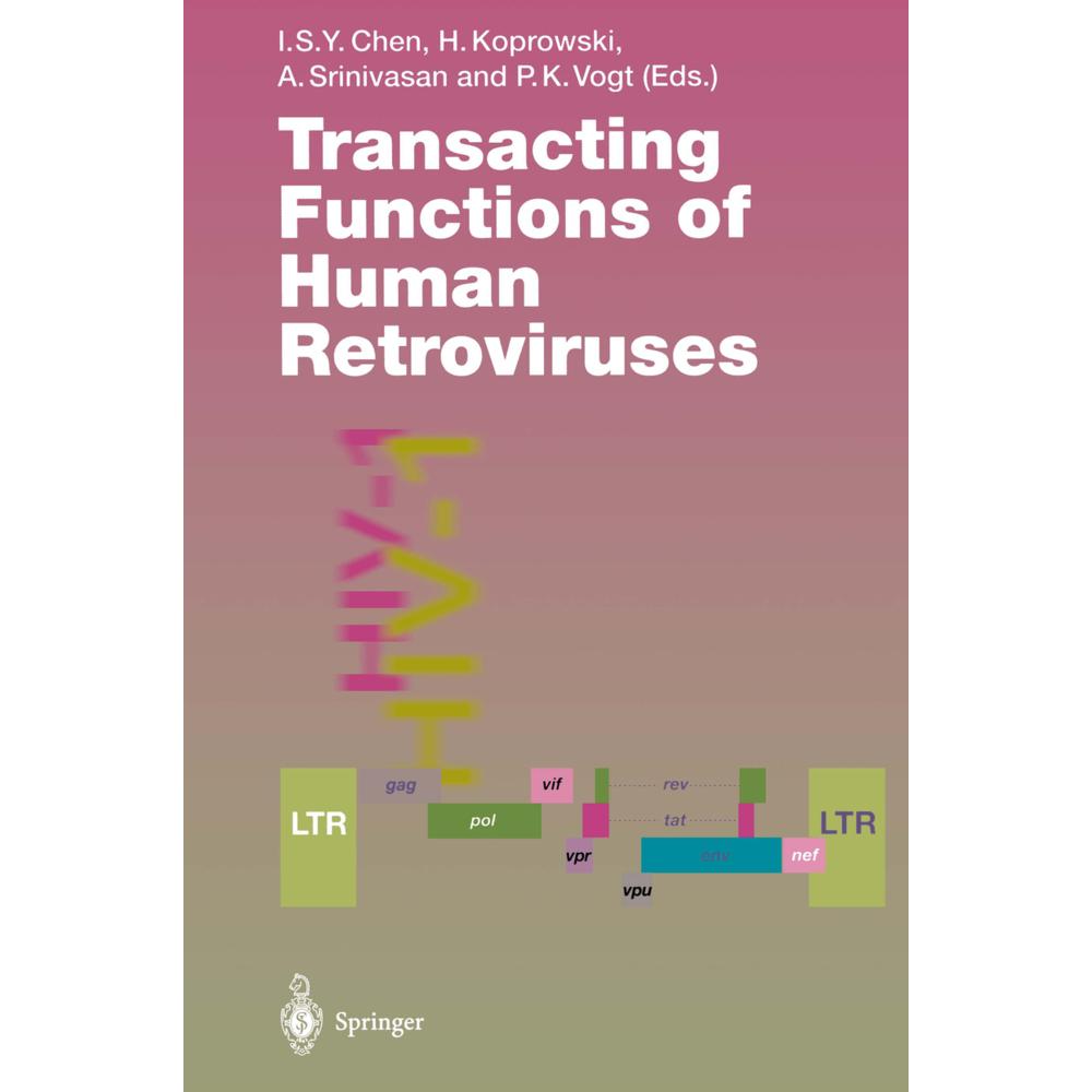 Transacting Functions of Human Retroviruses, Fachbücher von A. Srinivasan, Hilary Koprowski, P. K. Vogt, Irvin S.Y. Chen