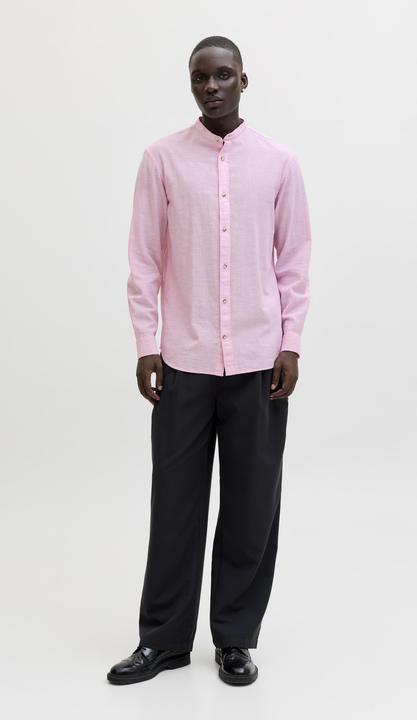 Actual product image Jack & Jones Jjesummer Linen Blend Band Shirt L/S Sn (S)