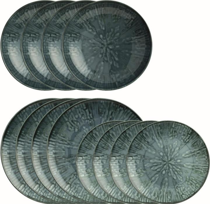 Arthur Krupp Diner Service Fusion Blauw 12 stuks,Blauw (12 Pcs.)