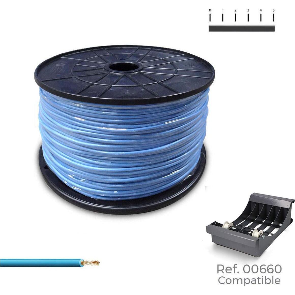 Sediles, Tubo + Canalina per cavi, Elektrische Schlauchleitung H07Z1-K Blau 1,5 Mm 500 M (500 m)