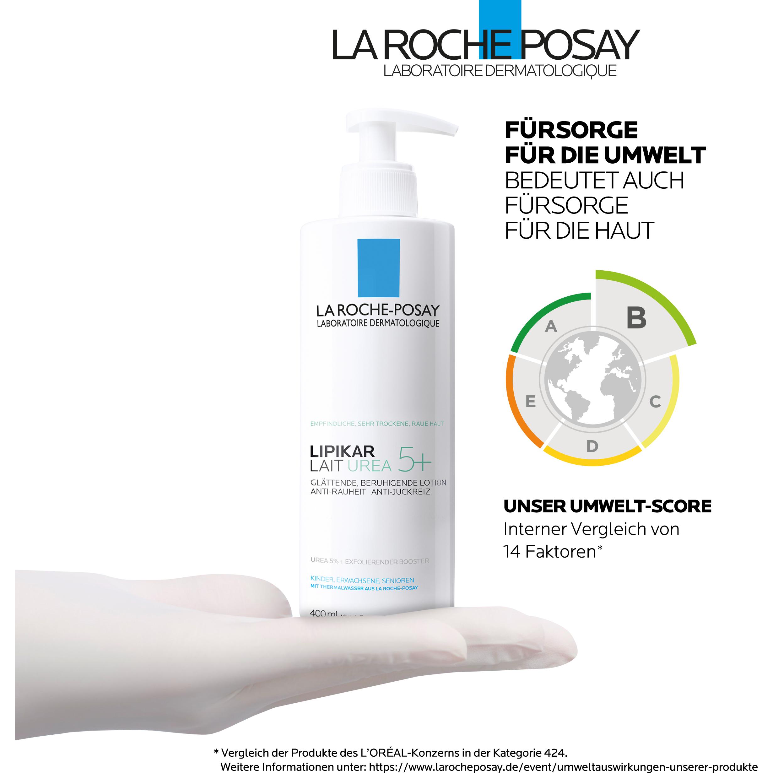 Thumbnail - La Roche Posay, Bodylotion, Lipikar Lait Urea 5+ (Körpercreme, 400 ml)