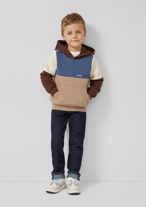 Produktbild s.Oliver Sweatshirt Kuscheliger Hoodie mit Colourblocking (92)