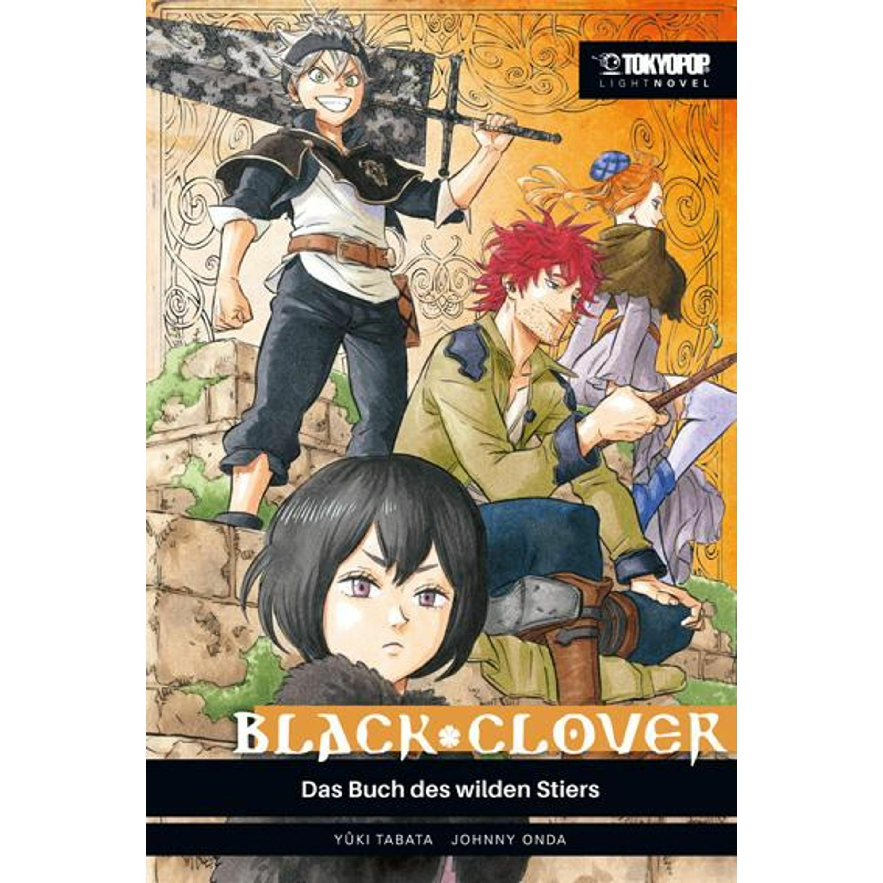 Black Clover Light Novel - Das Buch des wilden Stiers, Belletristik von Yuki Tabata, Johnny Onda