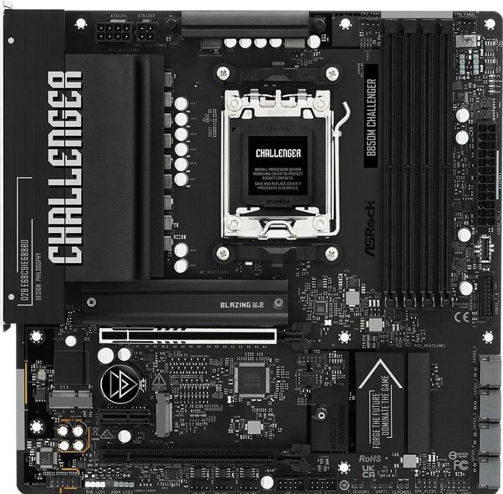 Productafbeelding AsRock MB AMD AM5 B850 Rock WiFi 7 (AM5, AMD B850, ATX)
