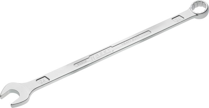 Actual product image HAZET Combination wrench ∙ extra long ∙ slim design 600LG-24 ∙ Outside 12-point traction profile ∙ … (24 mm)