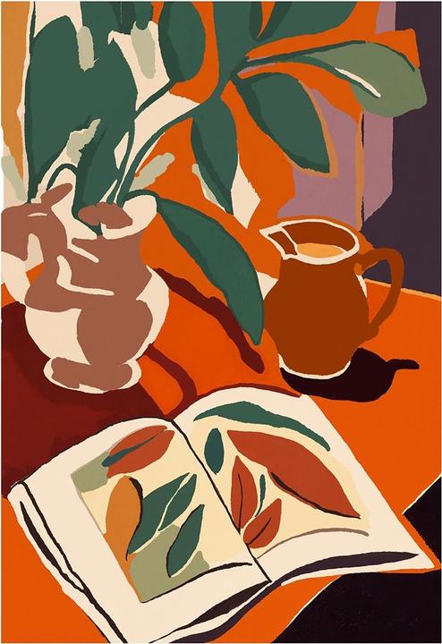 Actual product image Universal Textiles Botanic Study Print