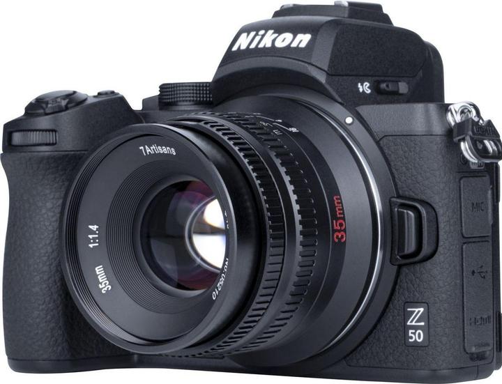 Image du produit 7artisans Festbrennweite 35 mm F/1.4 Nikon Z (Nikon Z, APS-C / DX)