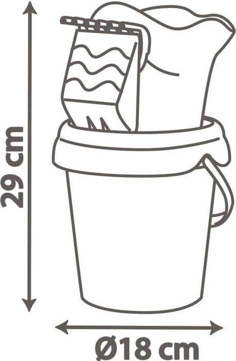 Actual product image Smoby Stitch bucket set