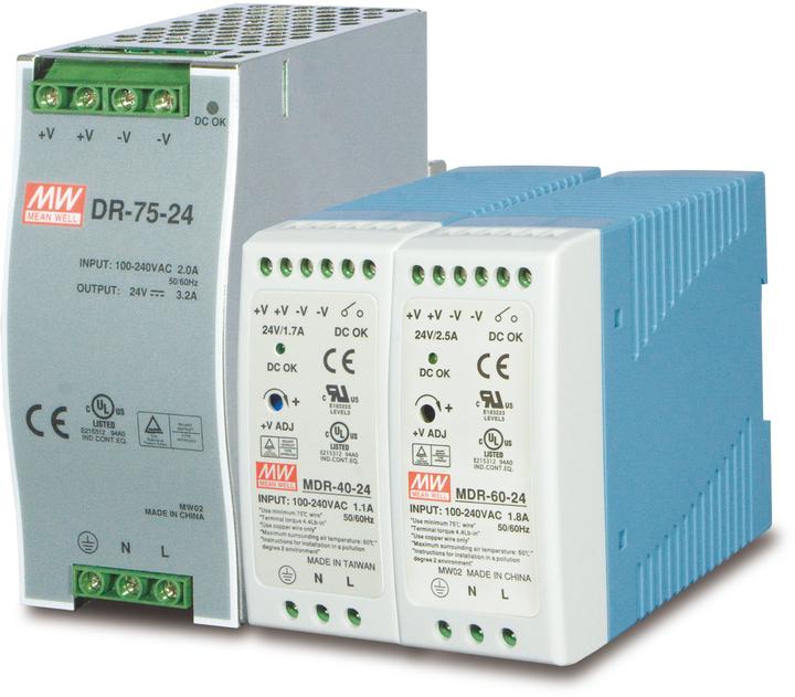 Actual product image Planet Din-Rail Power Supply PWR-60-24 60 watts