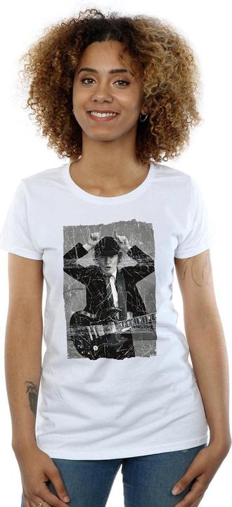 Produktbild AC/DC Angus Young Distressed Foto TShirt aus Baumwolle (M)