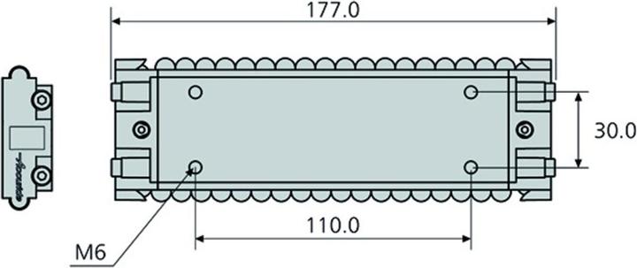 Image du produit Accuride Rail linear L/B/H 2400/65/23 mm 360kg
