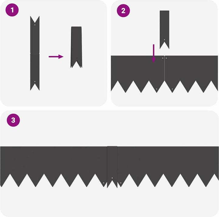 Produktbild vidaXL Gartenumrandung (100 cm)