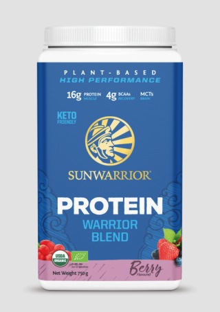 Actual product image Sunwarrior Warrior Blend Organic (Berry, 1 pcs., 750 g)