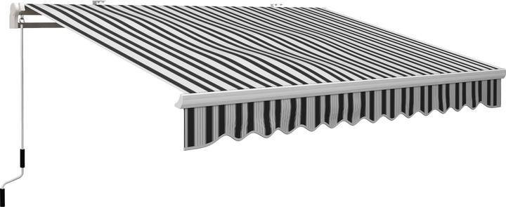 Actual product image Outsunny Hinged awning with hand crank (2.45 m)