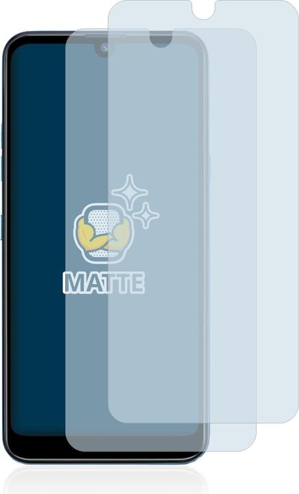 Actual product image BROTECT Anti-glare screen protector matt (2 Piece, LG Q60)