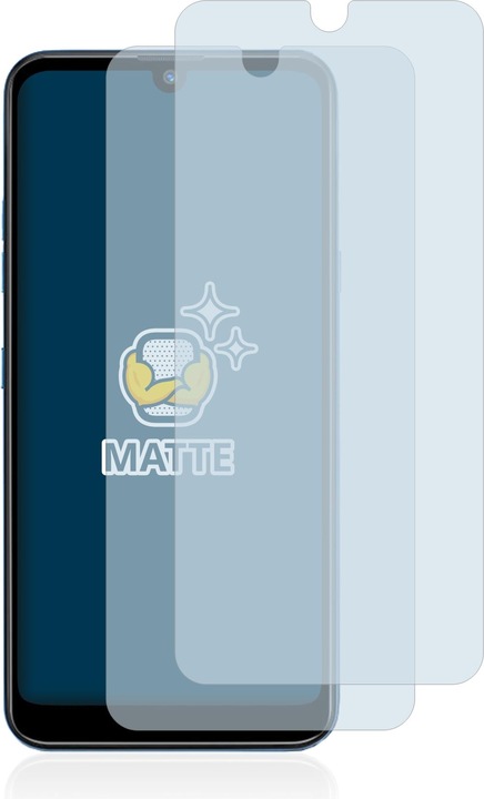 Actual product image BROTECT Anti-glare screen protector matt (2 Piece, LG Q60)