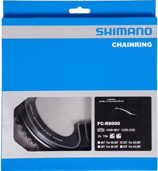 Actual product image Shimano Ultegra FC-R8000 chainring 11-speed MT (46)