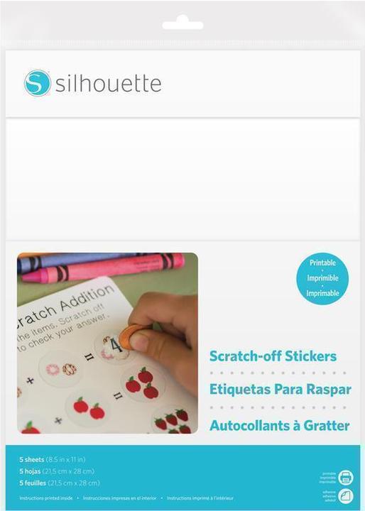 Actual product image Silhouette Paper stickers