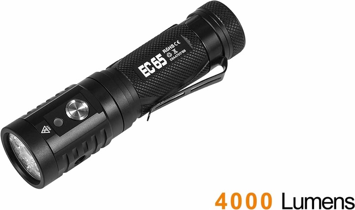 Produktbild AceBeam EC65 LED Taschenlampe (11.45 cm, 4000 lm)