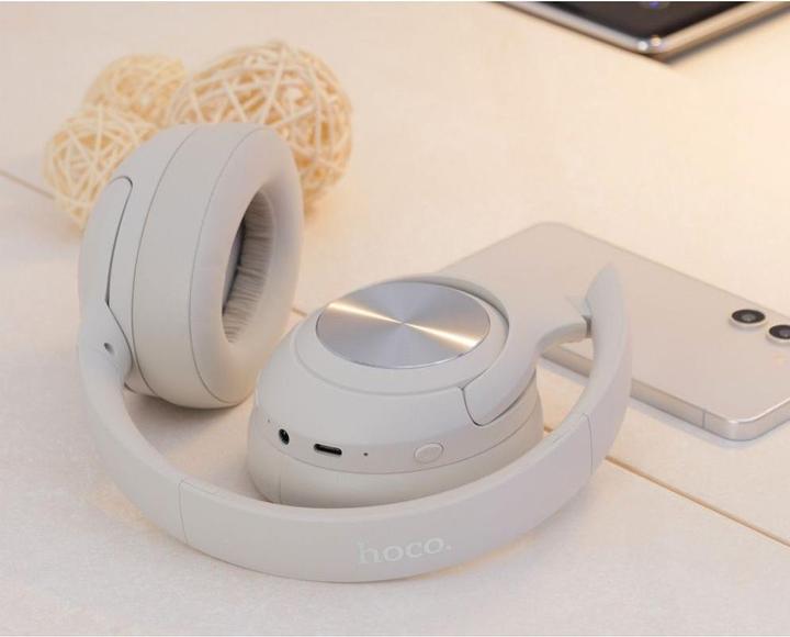 Image du produit Hoco Wireless headphones wireless headphones bluetooth ANC W54 gray (ANC, 22 h, Sans fil)