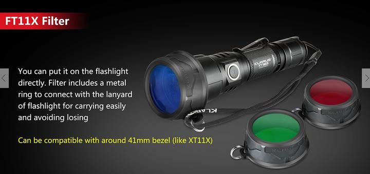 Actual product image Klarus Filter für die XT11X