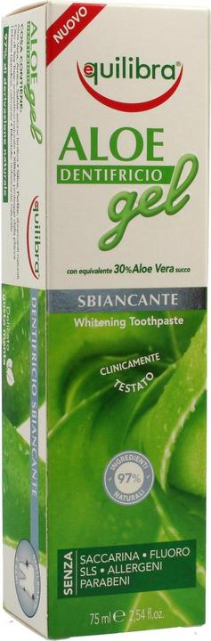 Image du produit Equilibra Aloe Gel Blanchissant Pâte à Dent Is Blanchiment des dents Aloe Vera 75Ml (75 ml)