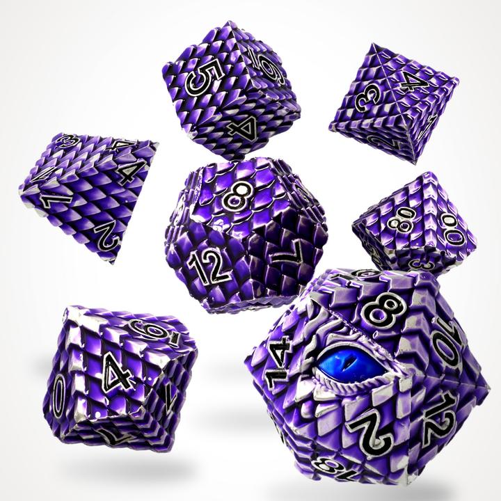 Produktbild Glass Staff Zorvaxius Metal RPG Dice Set